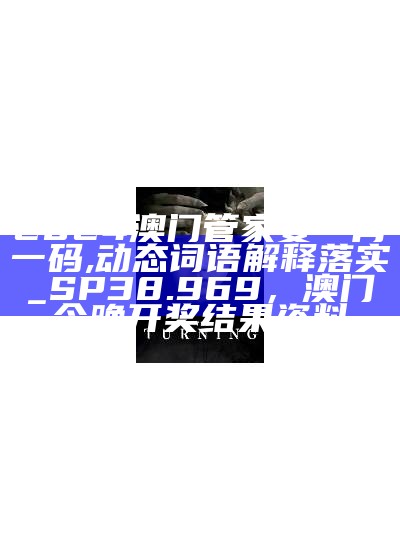 2024澳门管家婆一肖一码,动态词语解释落实_SP38.969，澳门今晚开奖结果资料